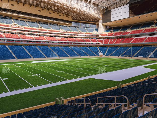 Seating view for NRG Stadium Section 130