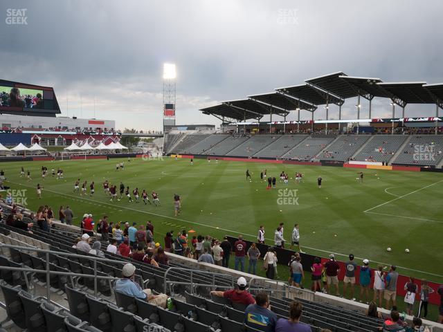 Seating view for Dick's Sporting Goods Park Section 124