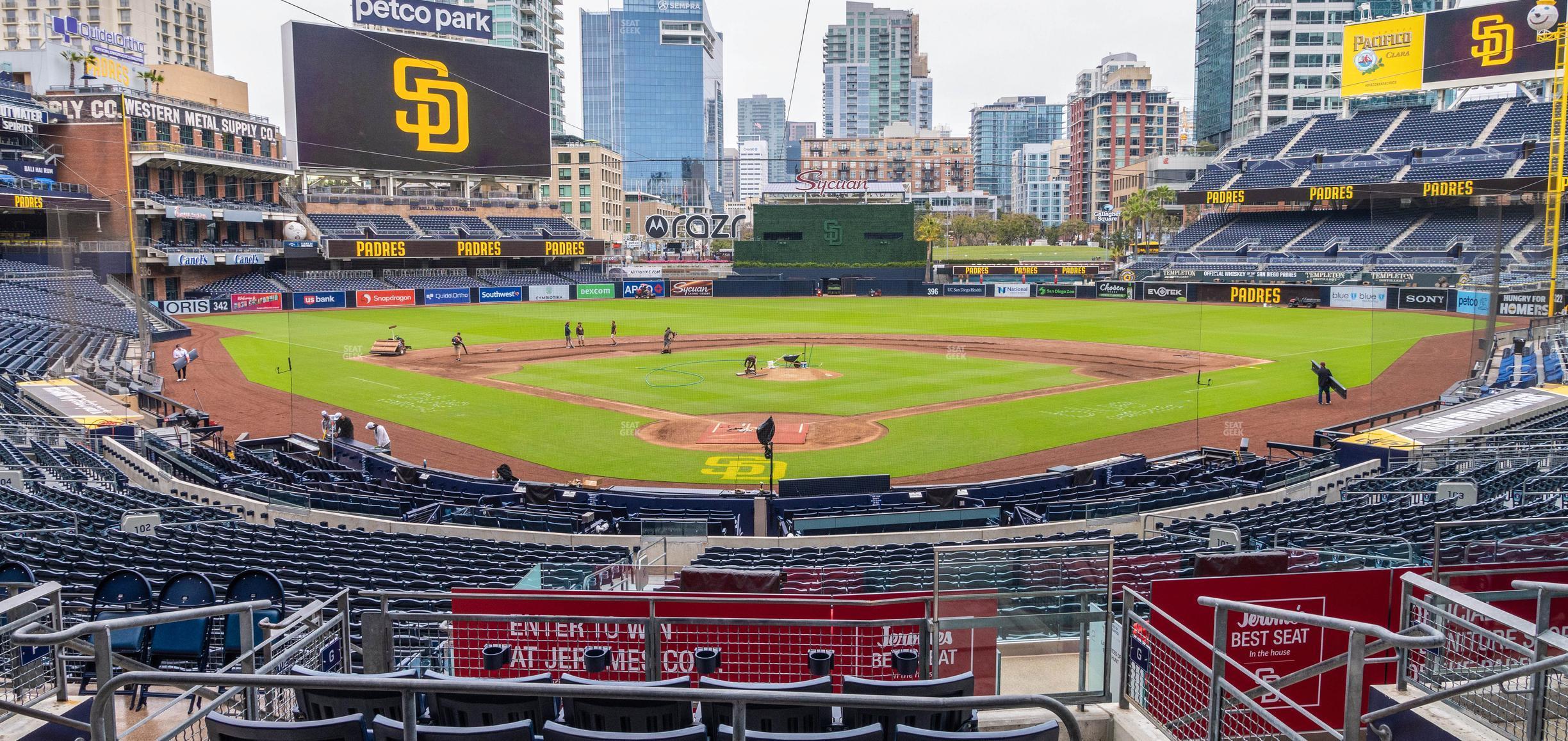 Seating view for Petco Park Section Premier Club G