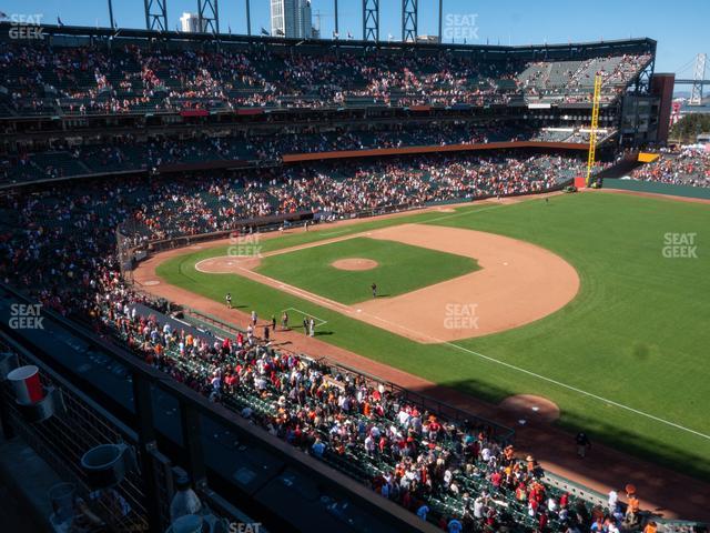 Seating view for Oracle Park Section View Box 302