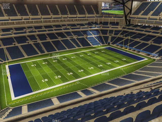 Seating view for Lucas Oil Stadium Section 644