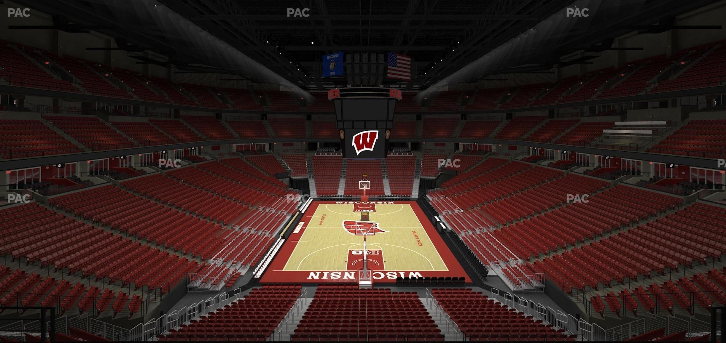 Seating view for Kohl Center Section 215