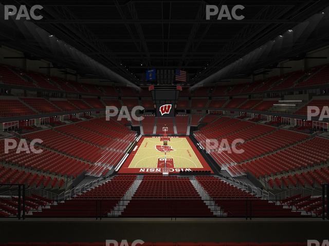 Seating view for Kohl Center Section 215