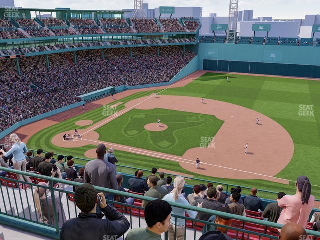 Seating view for Fenway Park Section Aura Pavilion Box 9