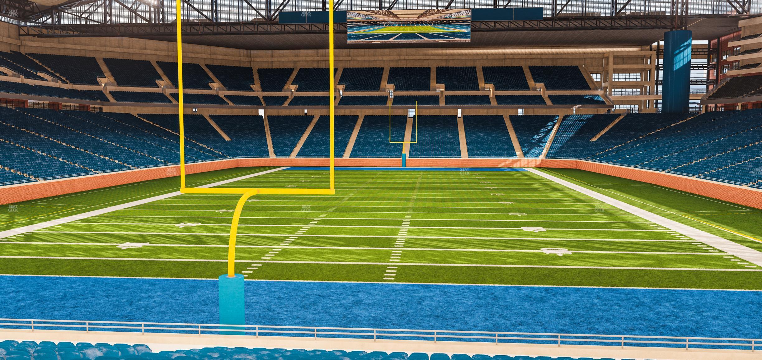 Seating view for Ford Field Section 138