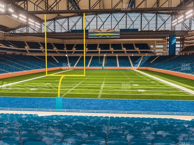 Seating view for Ford Field Section 138