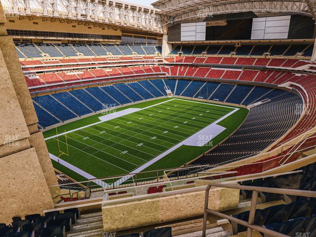 Seating view for NRG Stadium Section 642