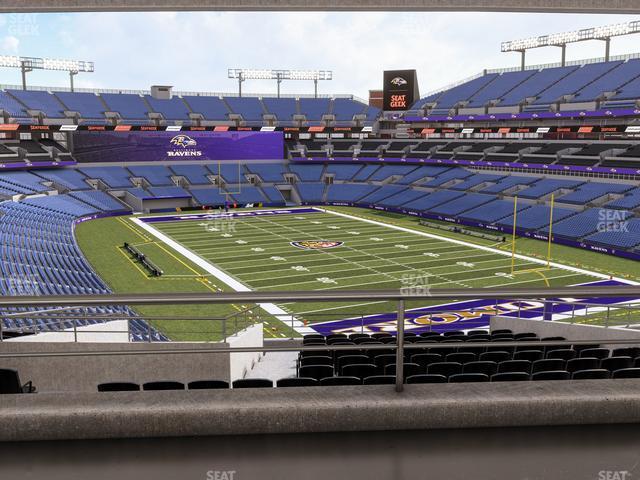 Seating view for M&T Bank Stadium Section Suite 300