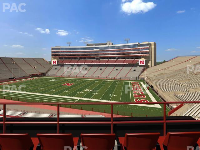 Seating view for Memorial Stadium Nebraska Section 202