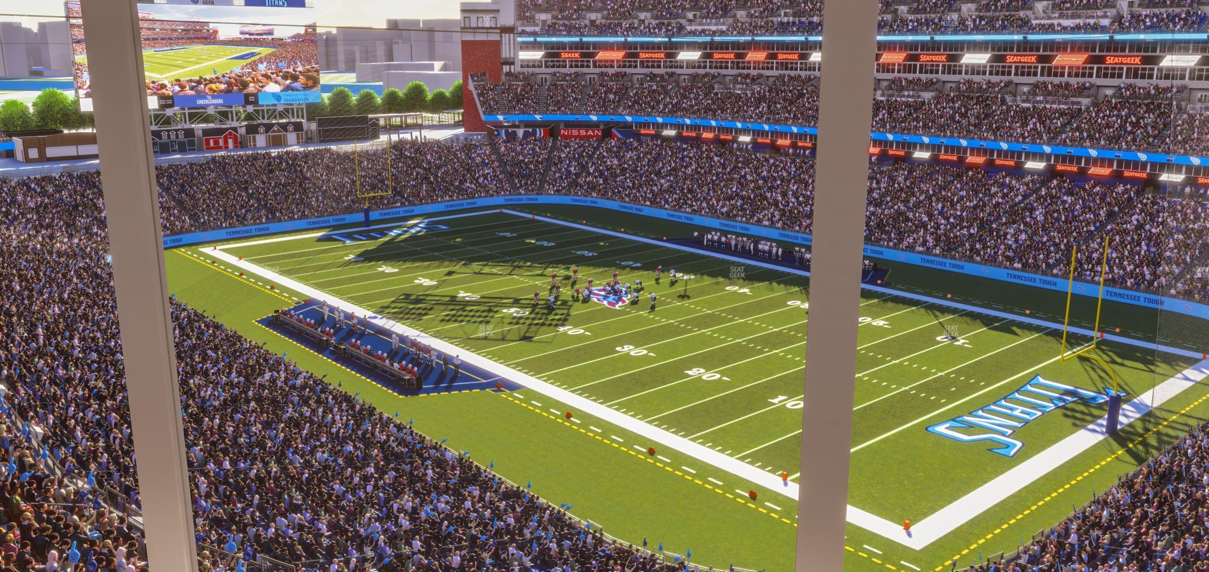 Seating view for Nissan Stadium Section Suite 603 E