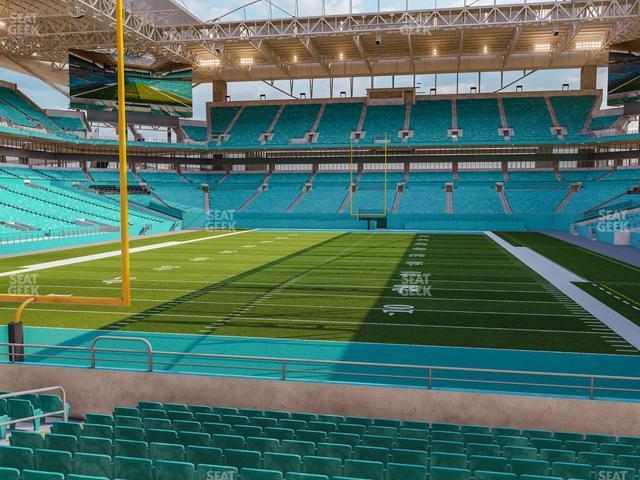 Seating view for Hard Rock Stadium Section 103