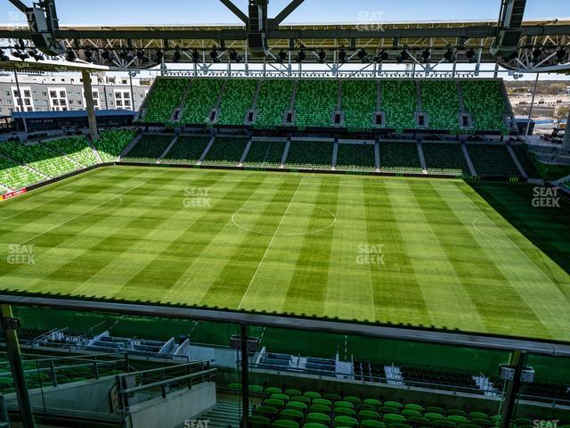 Seating view for Q2 Stadium Section Porch Loge 15