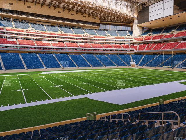 Seating view for NRG Stadium Section 129