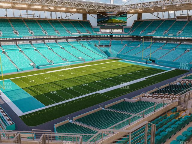 Seating view for Hard Rock Stadium Section 352