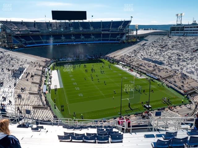 Seating view for Beaver Stadium Section North J Upper