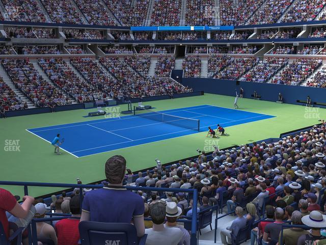 Seating view for Arthur Ashe Stadium Section Suite 105