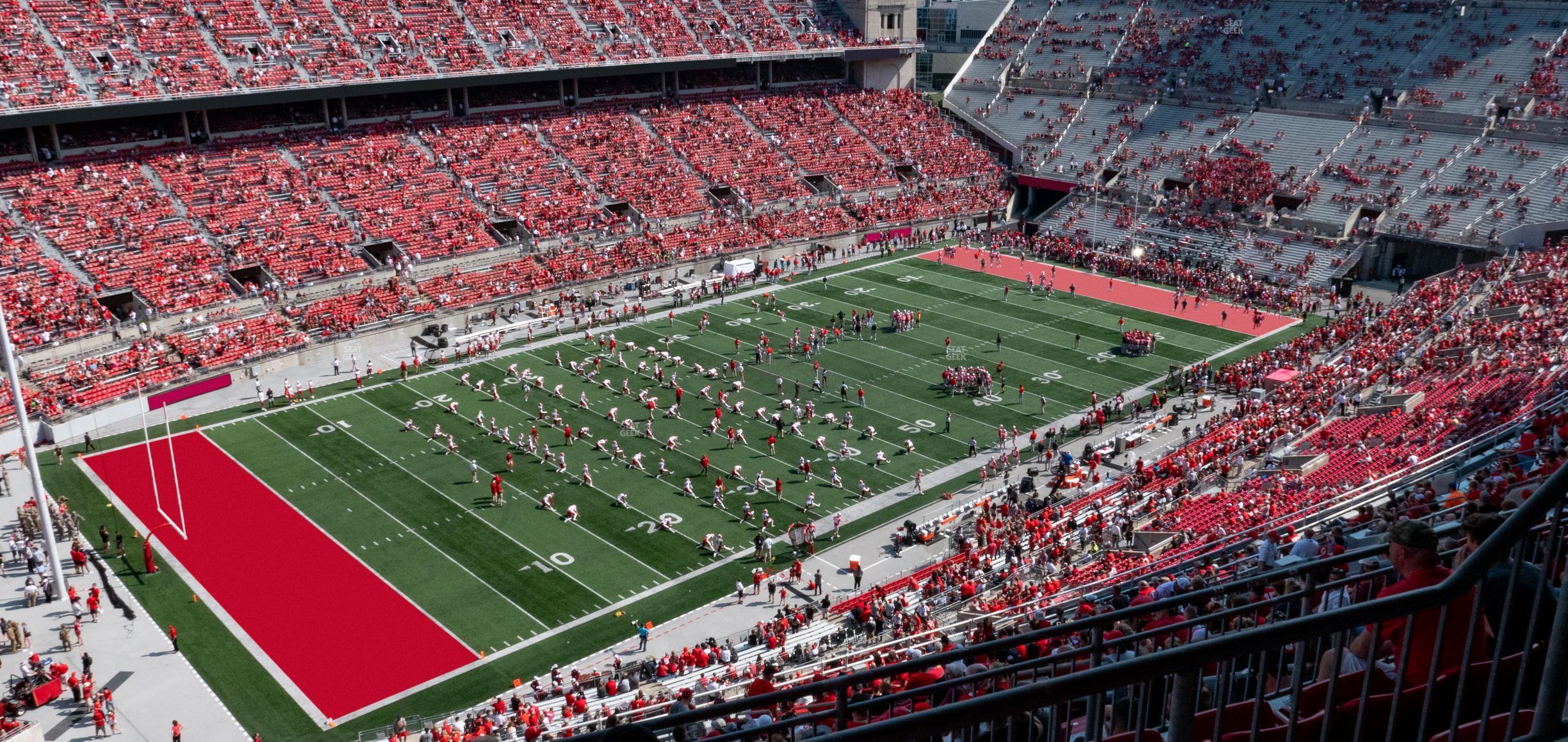 Seating view for Ohio Stadium Section 11 D