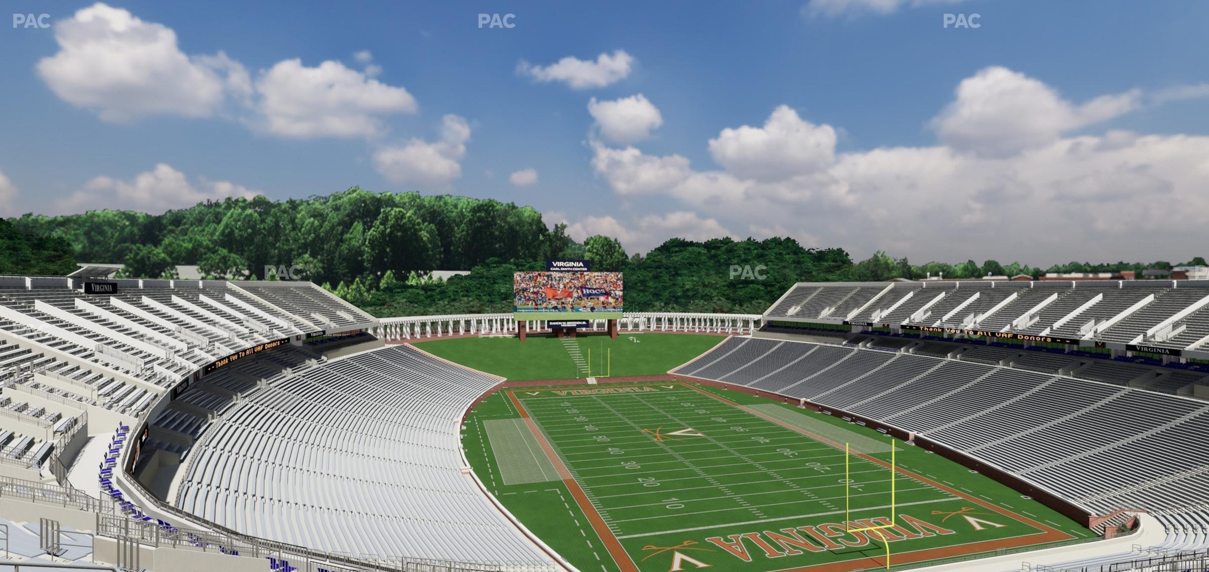 Seating view for Scott Stadium Section 523