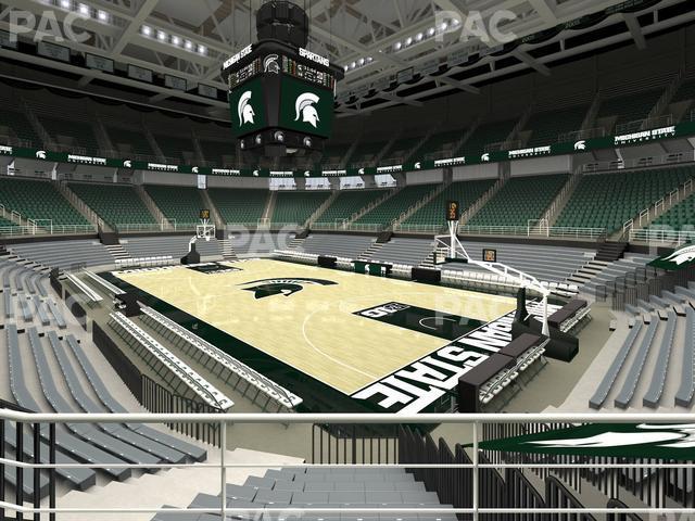 Seating view for Jack Breslin Student Events Center Section 122