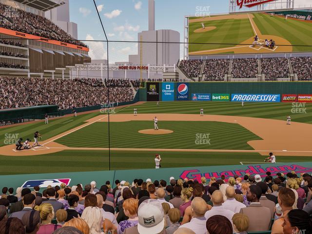 Seating view for Progressive Field Section 146