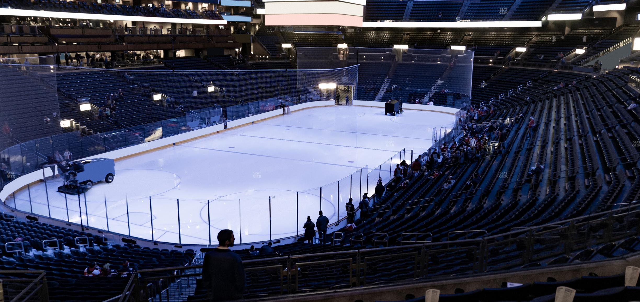 Seating view for Nationwide Arena Section Club 9