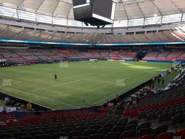 Seating view for BC Place Stadium Section 249