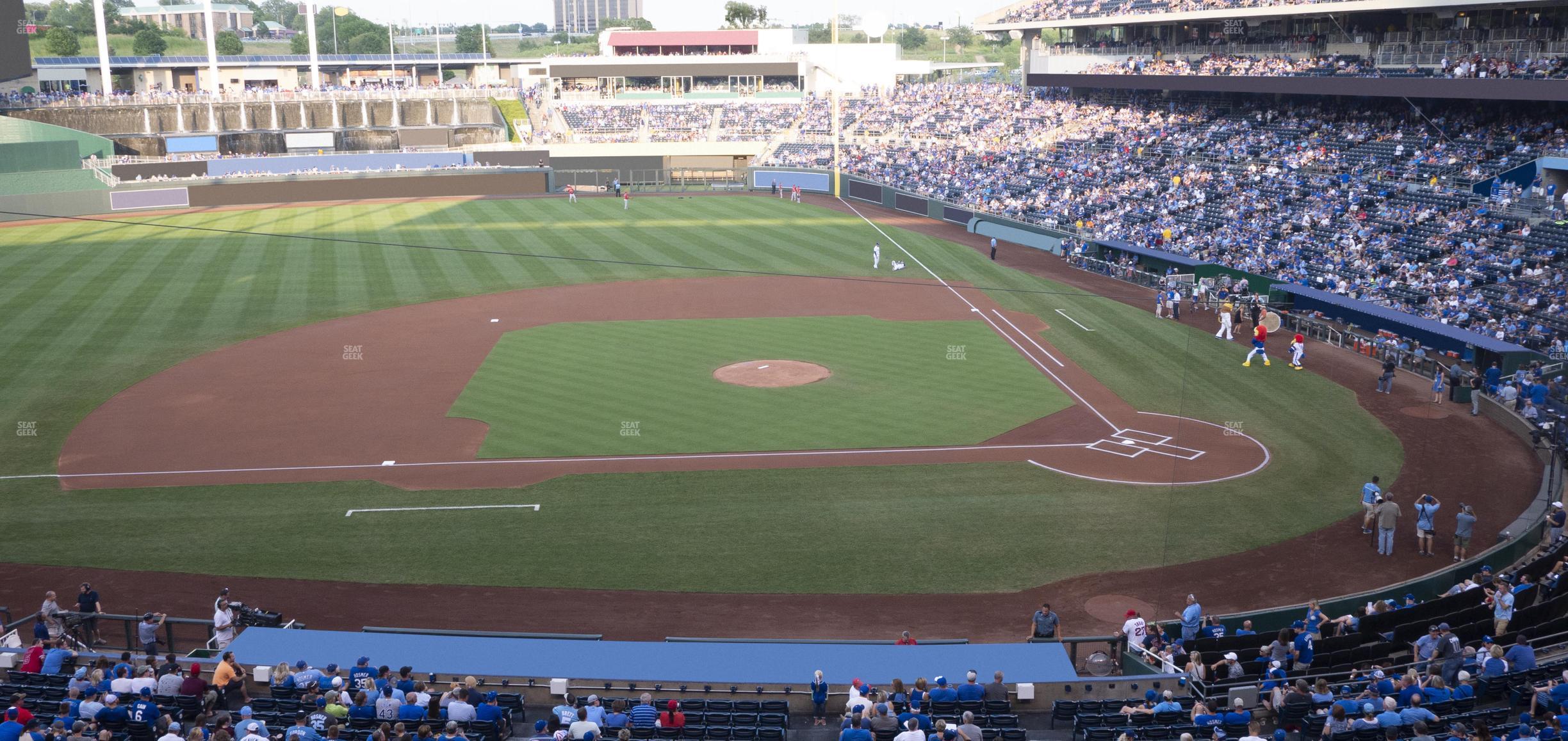 Seating view for Kauffman Stadium Section 308