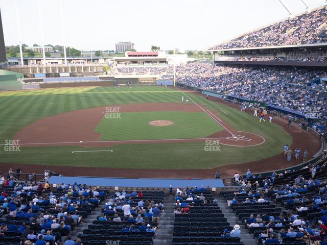 Seating view for Kauffman Stadium Section 308