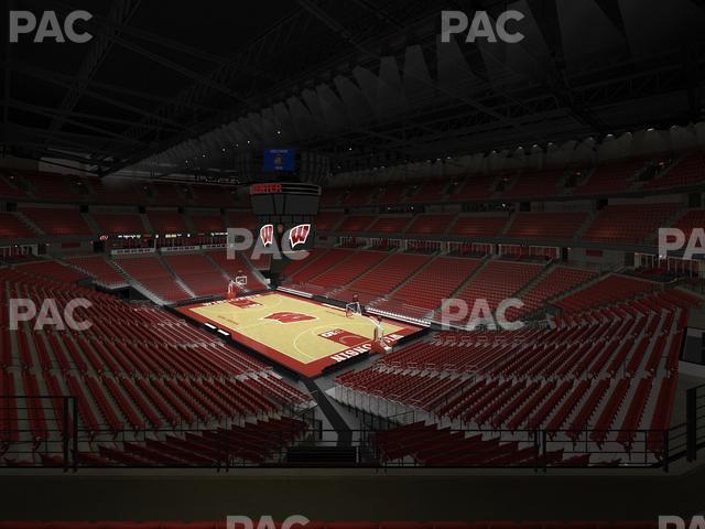 Seating view for Kohl Center Section 204