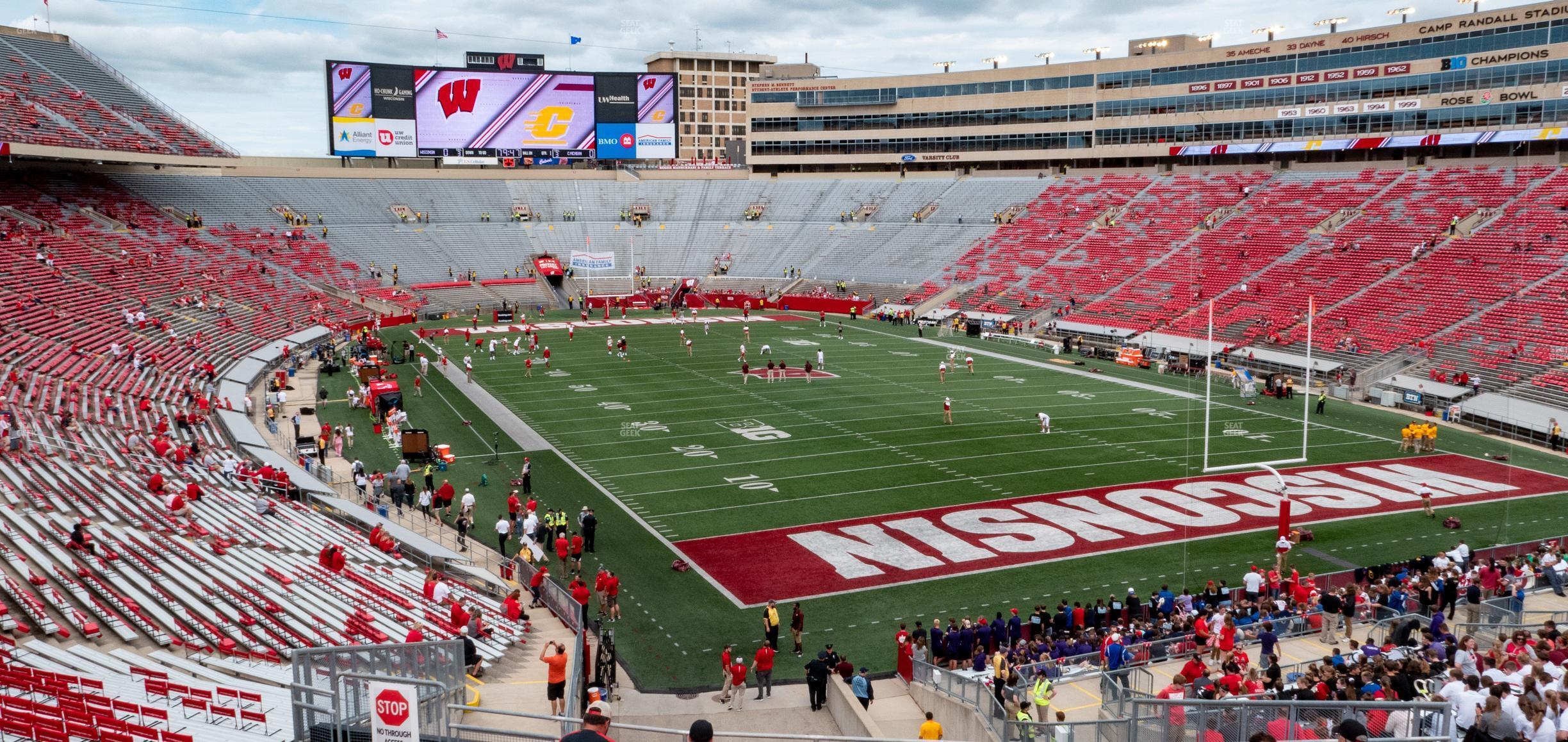 Seating view for Camp Randall Stadium Section Z 2