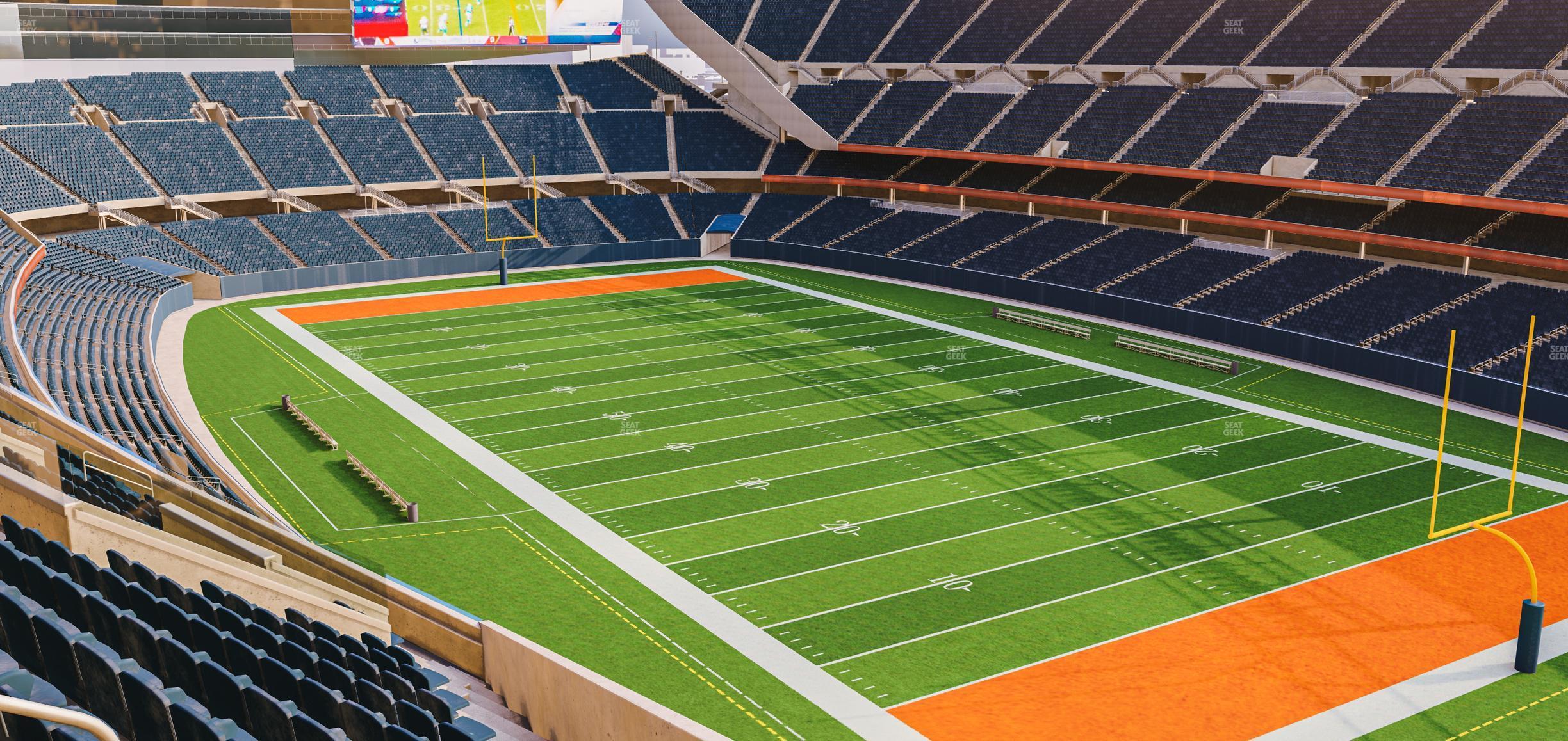 Seating view for Soldier Field Section 301 Club