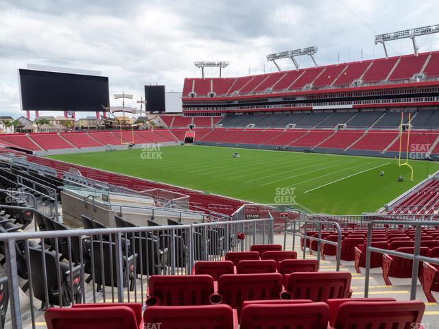 Seating view for Raymond James Stadium Section 217