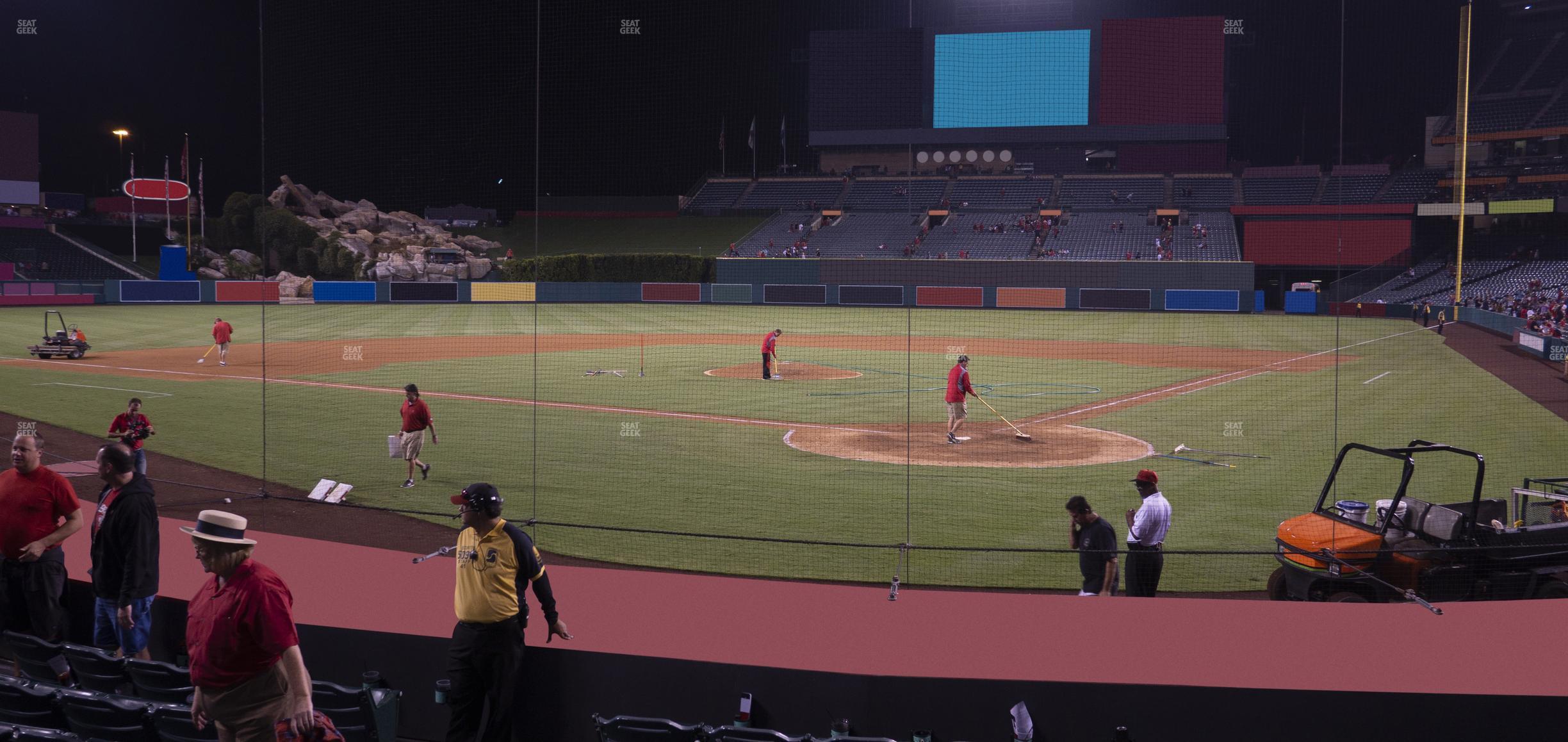 Seating view for Angel Stadium of Anaheim Section 116