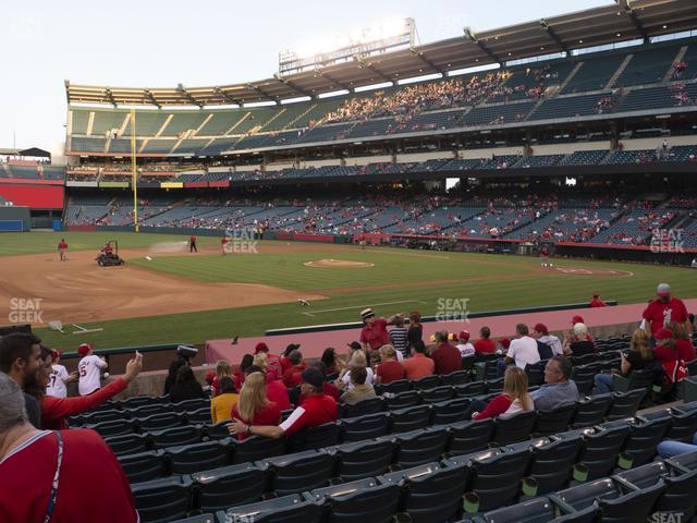 Seating view for Angel Stadium of Anaheim Section 110