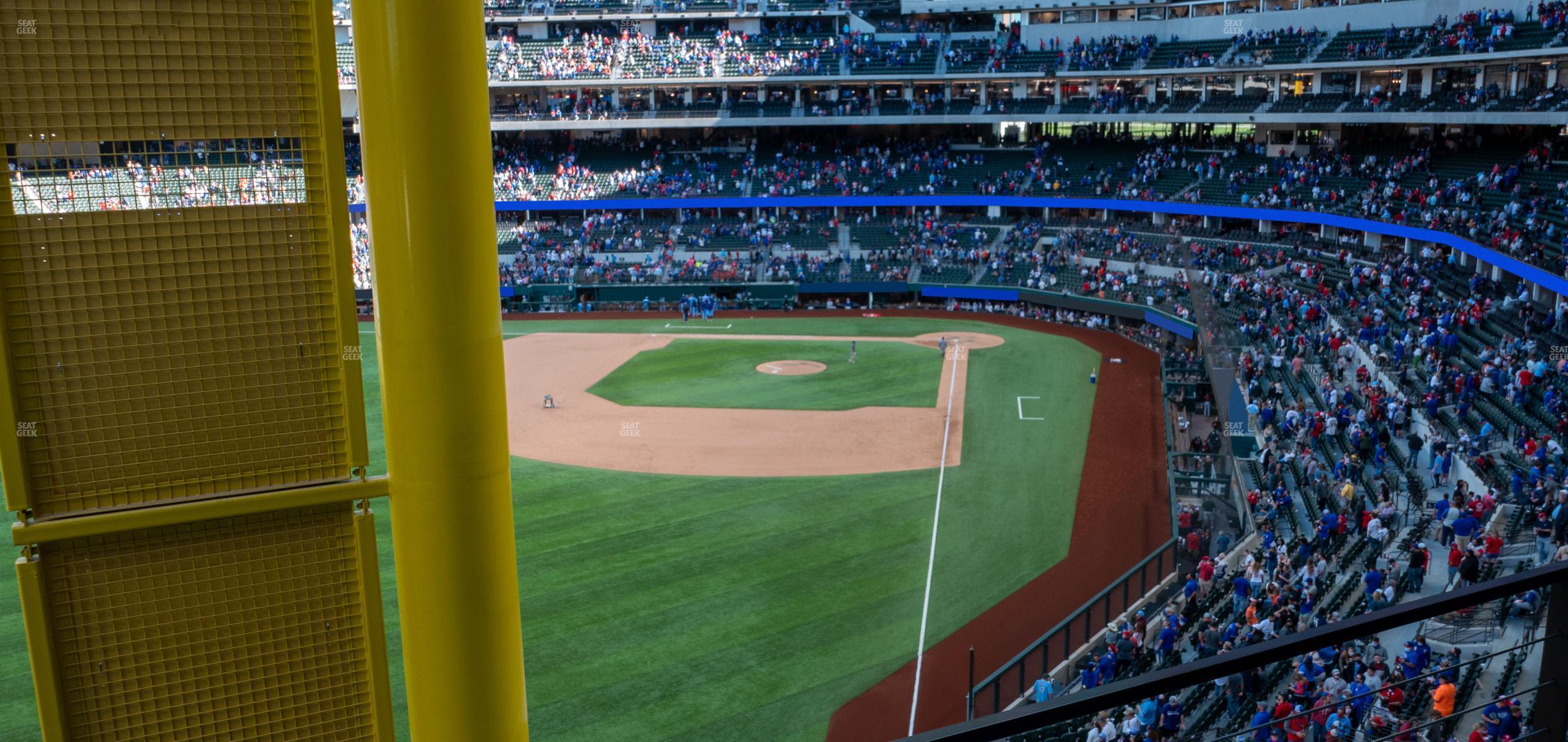 Seating view for Globe Life Field Section Sb 1