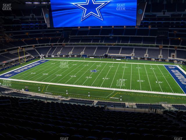 Seating view for AT&T Stadium Section Silver Suite 485