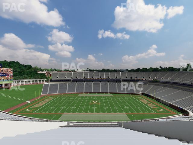 Seating view for Scott Stadium Section 533