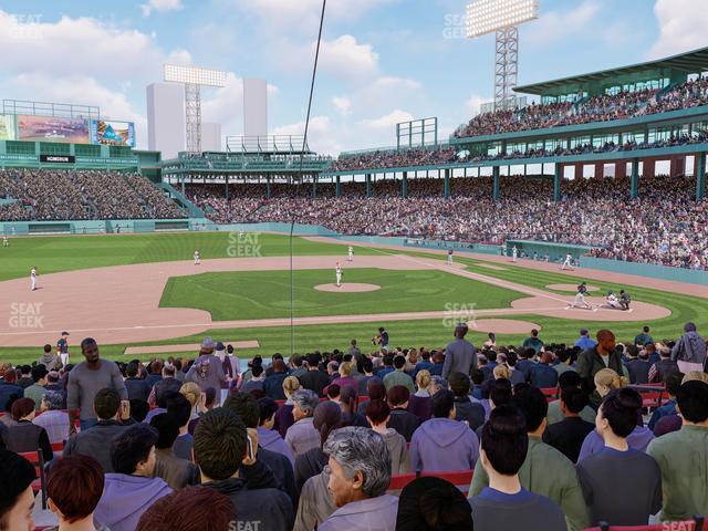 Seating view for Fenway Park Section Loge Box 148