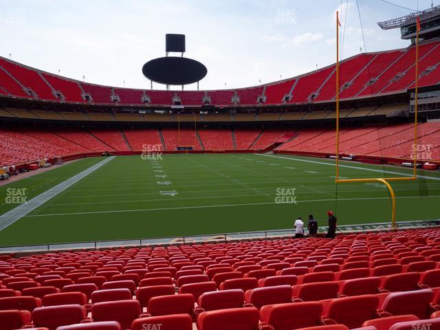 Seating view for GEHA Field at Arrowhead Stadium Section 129