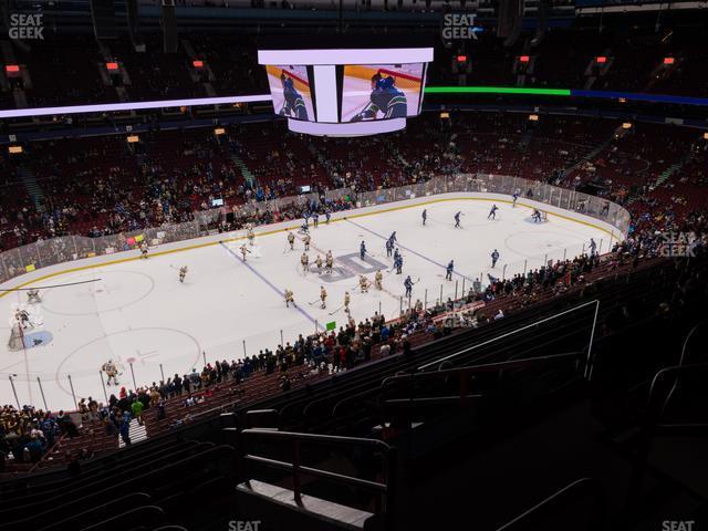 Seating view for Rogers Arena Section 410