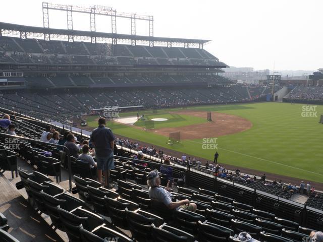 Seating view for Coors Field Section 216