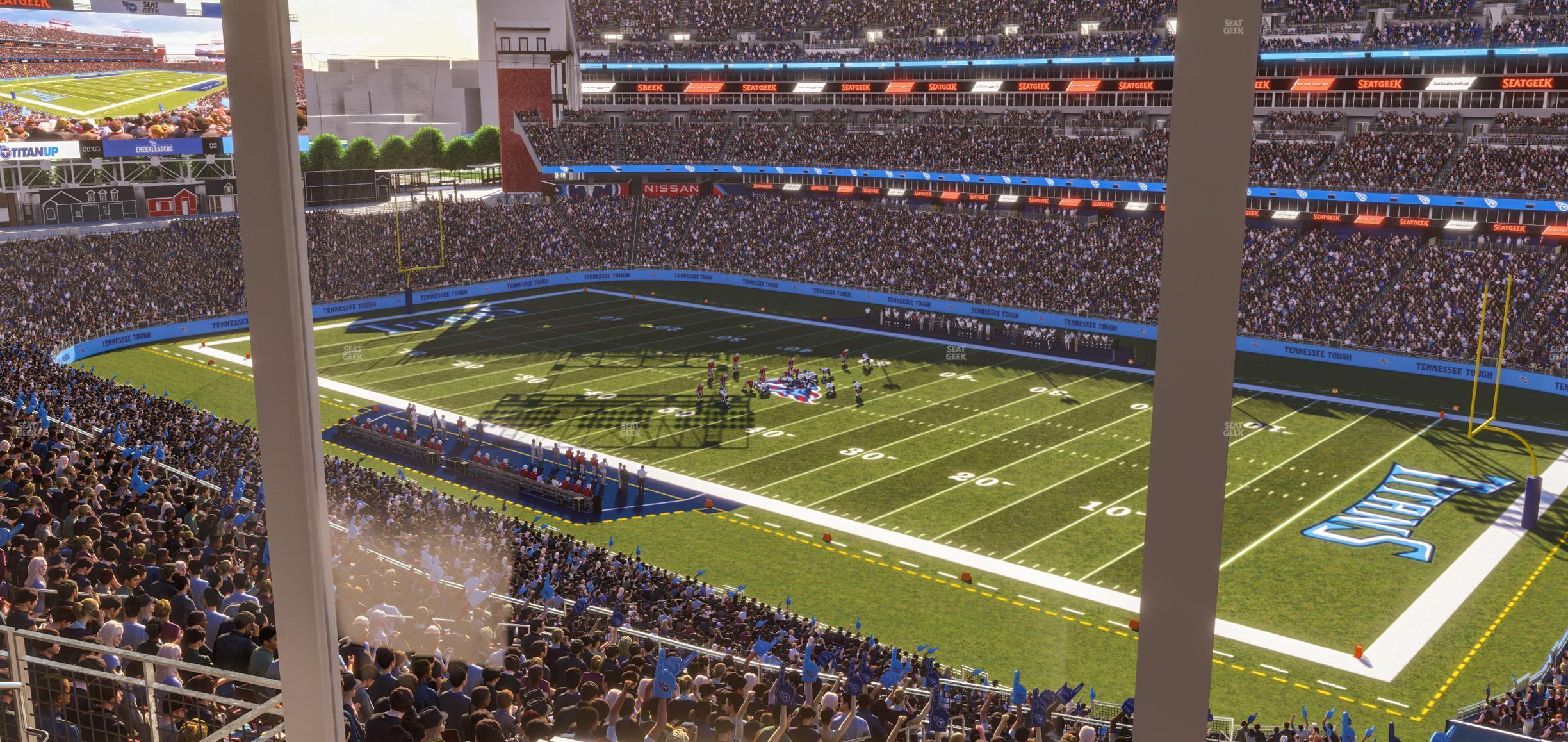 Seating view for Nissan Stadium Section Suite 505 E