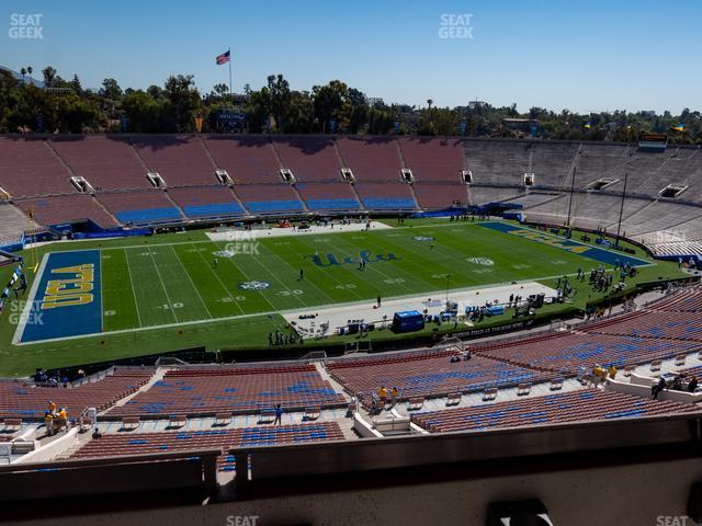 Seating view for Rose Bowl Stadium Section Club 210