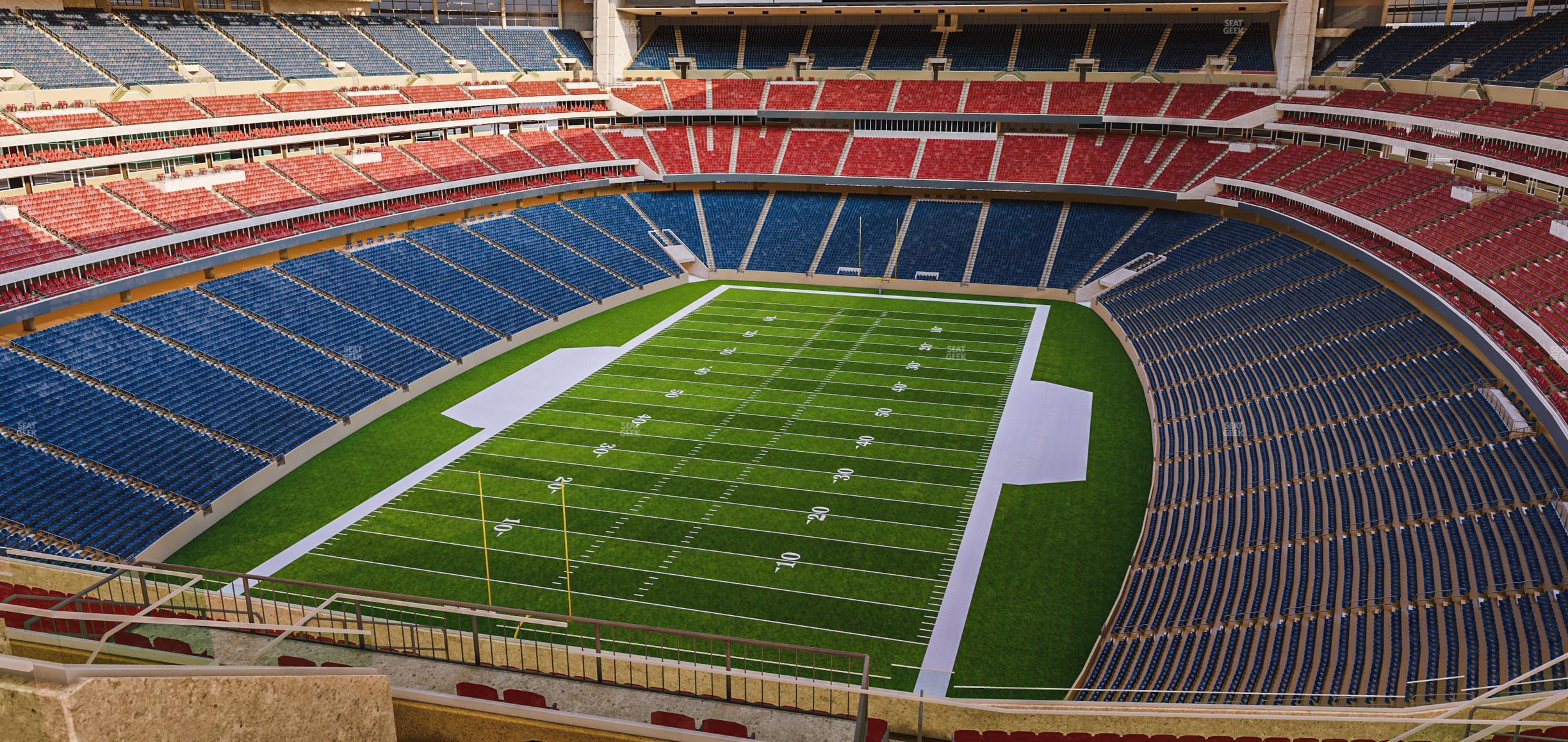 Seating view for NRG Stadium Section 645