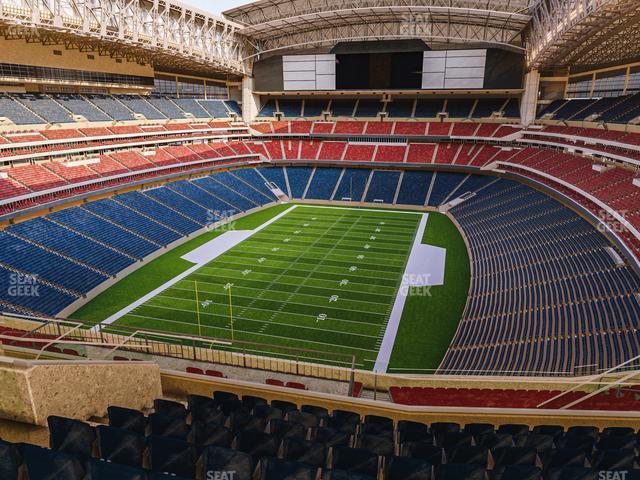 Seating view for NRG Stadium Section 645