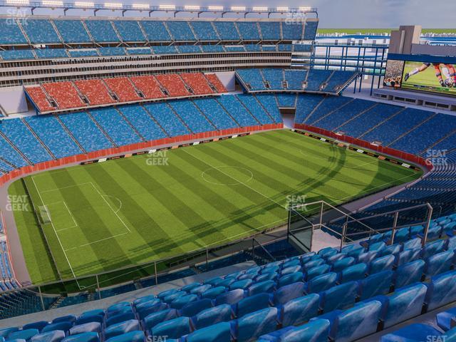 Seating view for Gillette Stadium Section 336