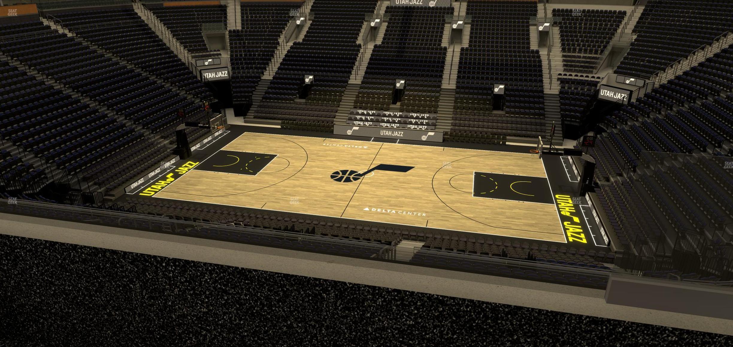 Seating view for Delta Center Section Suite 52