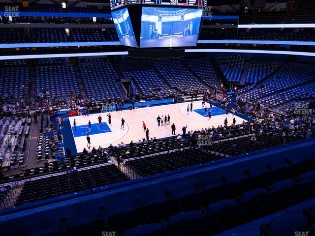 Seating view for American Airlines Center Section 211