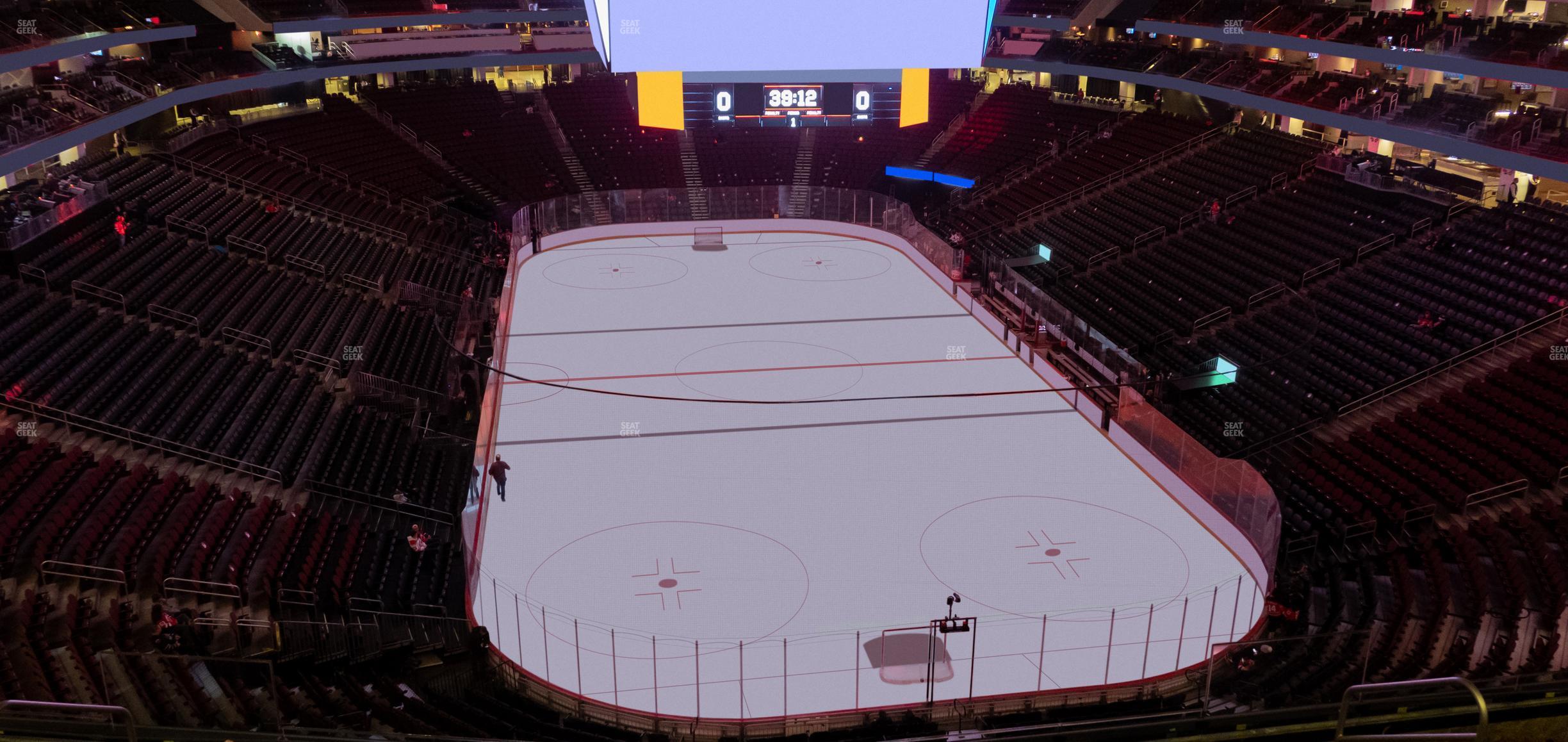 Seating view for Prudential Center Section 102