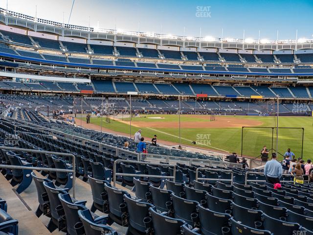 Seating view for Yankee Stadium Section Field Level 110